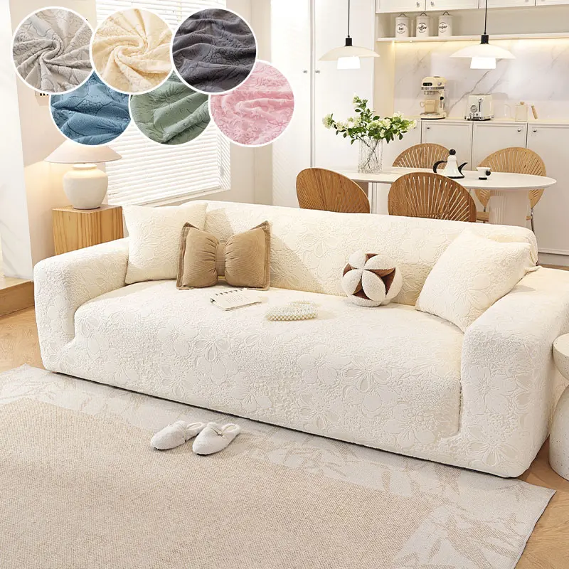 قطعة واحدة من غطاء أريكة الصوف المتكامل، غطاء عالمي شامل، مجموعة استبدال الأريكة، غطاء واقٍ للأريكة مضاد للانزلاق #3