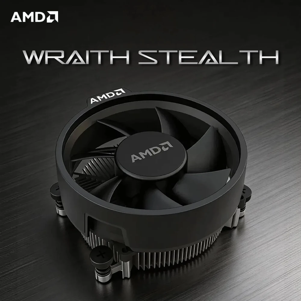 AMD Original Ryzen Fan Support AM4 Motherboard R3 R5 Computer CPU 4 PIN Cooler Processor Air Cooling