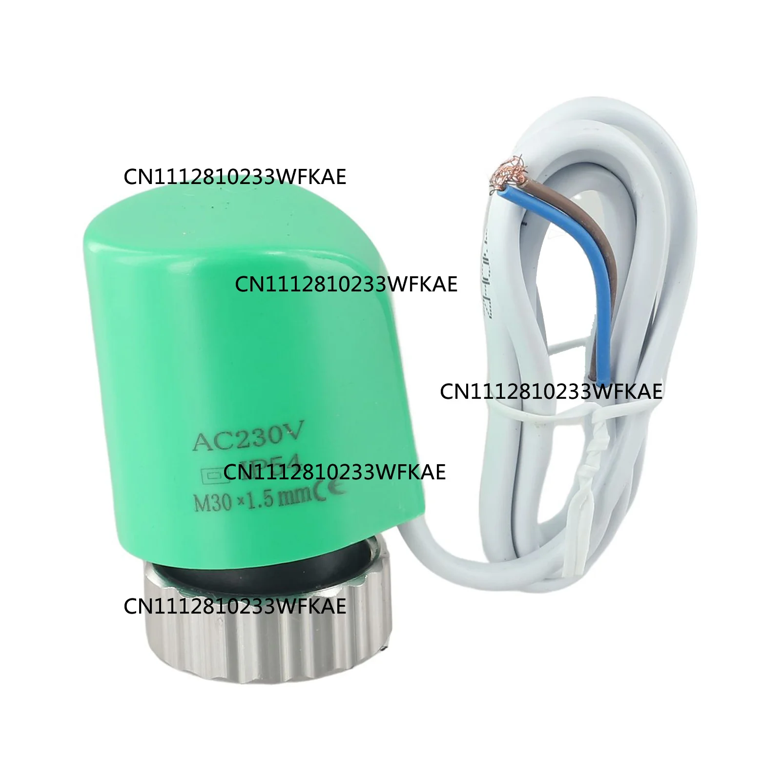 230V Normally Closed M30*1.5mm Electric Thermal Actuator For Underfloor Heating TRV Thermostatic Radiator Valve Normally Open