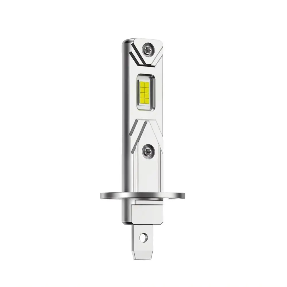 Professional H1 LED Headlight Bulb 6000K White Auto Front Lamp Universal Fit High Output Vehicle Driving Fog Light Kit