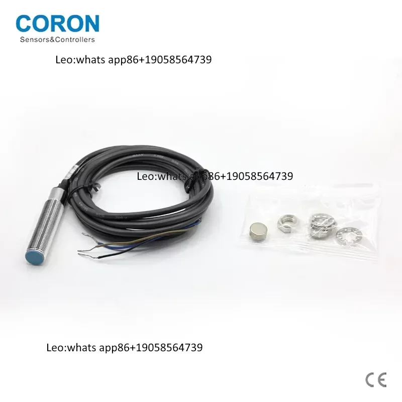 CORON CFJ-A18M-20ANA Magnetic Switch 20mm Sensing Range Proximity Sensor M18 Size Flush Mount NPN NO 10-30vdc 3-wires IP67
