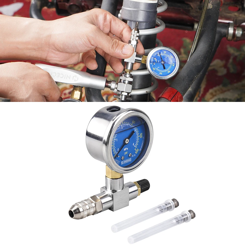 

350PSI Nitrogen Shock Needle Filling Tool For KTM Honda Yamaha Suzuki Husqvarna BMW Aprilia Motorcycle UTV ATV For Polaris CanAm