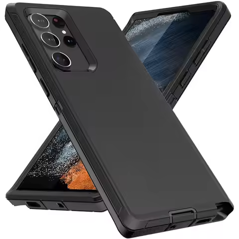 Heavy Duty Hybrid Defend Military Shockproof Case Cover For Samsung S24 S23 Ultra S22 S21+ S20FE S10 Plus Note10 Plus 20 Ultra