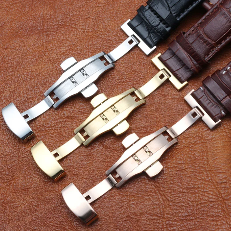 Notched Leather Watch strap 20*11mm 22*13mm For GC Guess Passa Genuine Lleathe Waterproof Watch chain Men Women