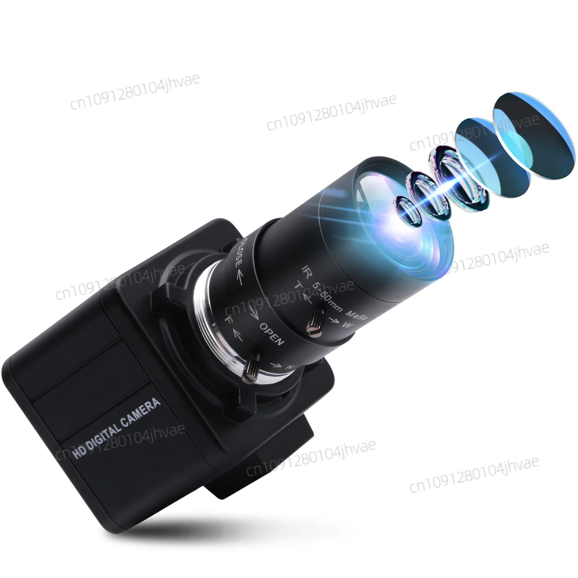 

НОВАЯ USB-веб-камера ELP 1280*720 MJPEG 30 кадров в секунду CMOS OV9712, алюминиевый мини-корпус, USB-камера с креплением CS, 5-50 мм, ручная переменная линза
