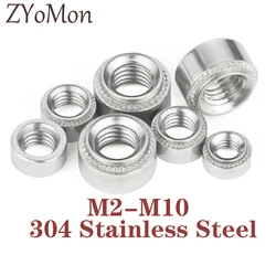 2/10X M2 M2.5 M3 M4 M5 M6 M8 M10 304 Stainless Steel CLS Self-Clinching Nut Press Insert Rivet Nut Nutsert Rivnut Slab 0.8-3.2mm