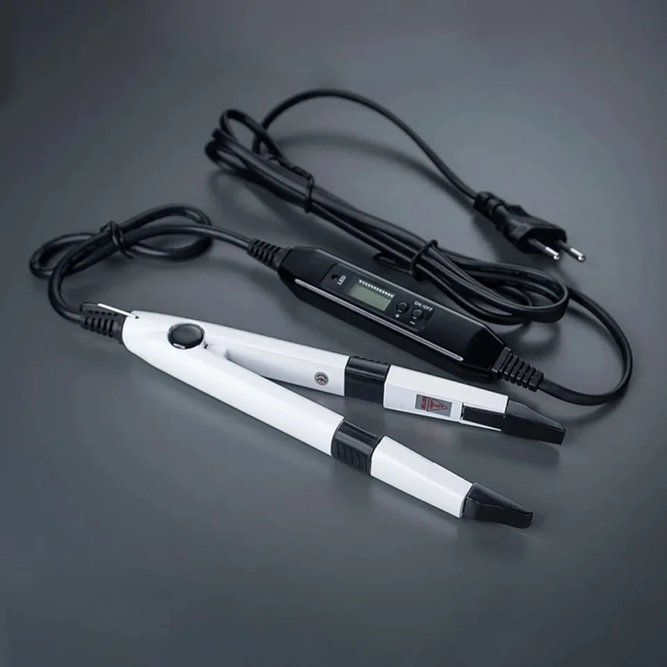 1 шт., утюг для наращивания волос, инструменты для склеивания кератина, регулируемая температура, терморазъем Fusion