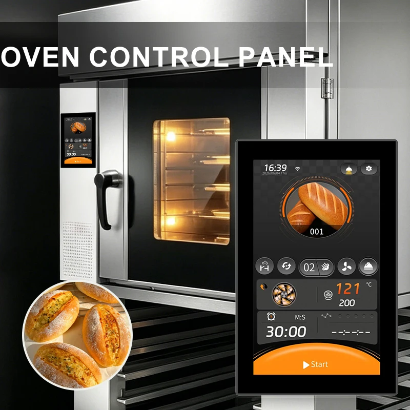MK26L01 Multi-language Oven Control Board Anti-Interference Design Temperature Controller Waterproof Touch Screen Panel