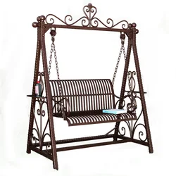 Outdoor leisure swing chair Household yard children Swing for two Park Rocker chair Indoor balcony Hanging chair Basket