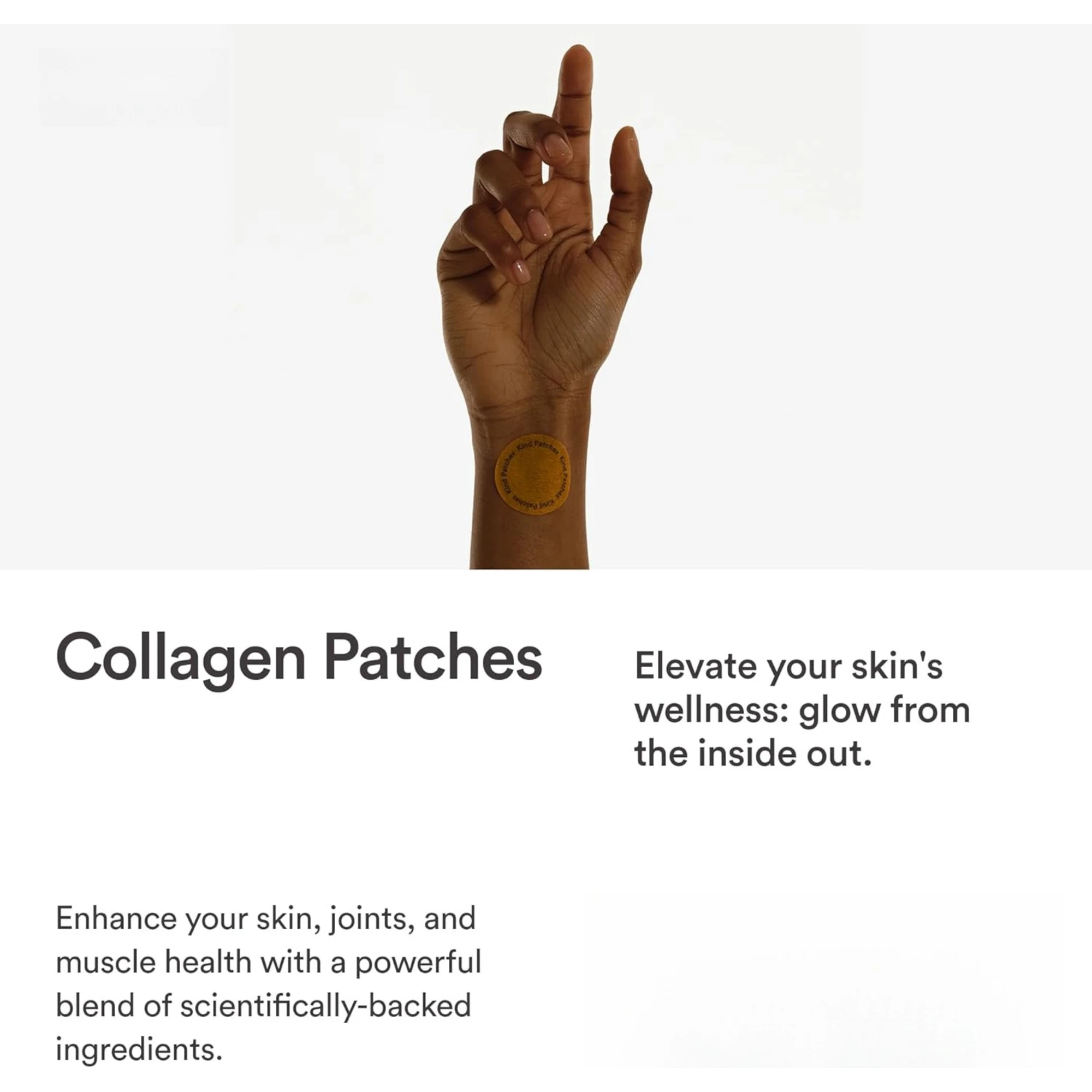 Collagen Patches for Skin Firming with Vitamin C & Amino Acids Nature's Hyaluronic Acid for Hydration Promotes Healthier Hair An