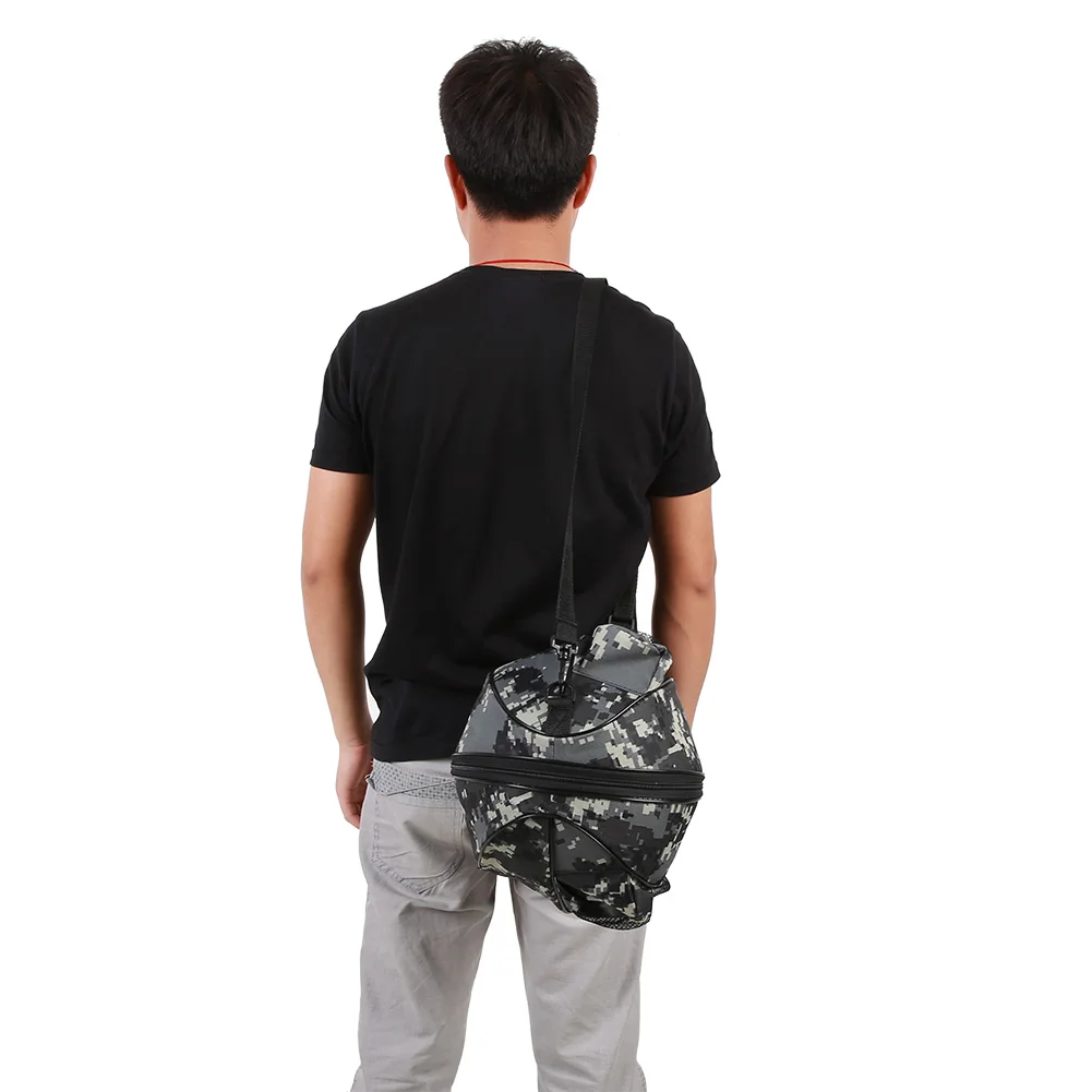 حقيبة كتف رياضية محمولة لكرة السلة وكرة القدم وكرة الطائرة (تمويه)