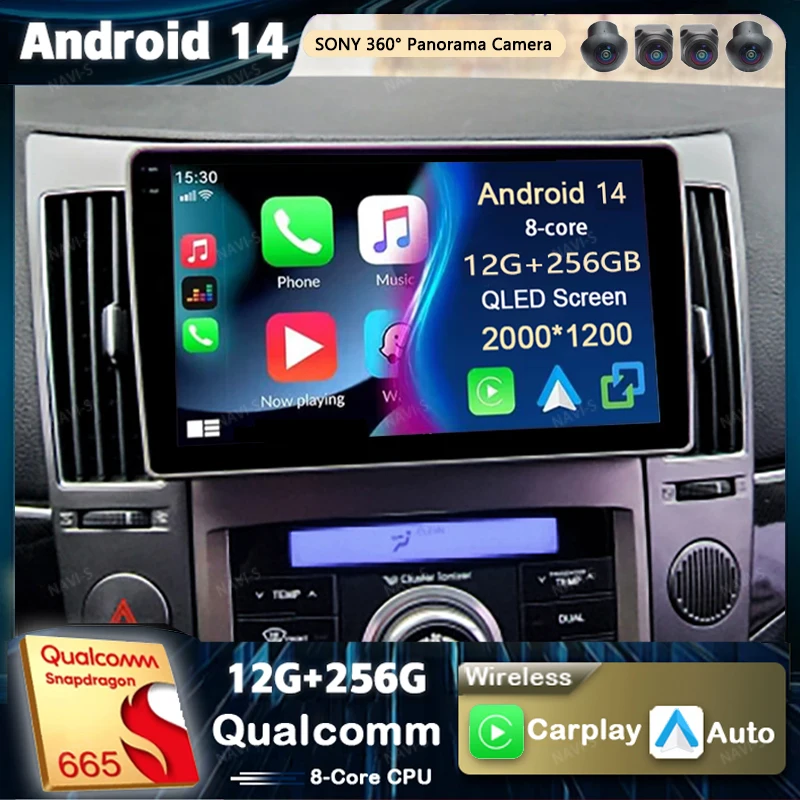 

Android 14 для Hyundai Veracruz ix55 2006-2015 2K QLED Android автомобильное радио мультимедийный видеоплеер GPS стерео CarPlay 4G головное устройство