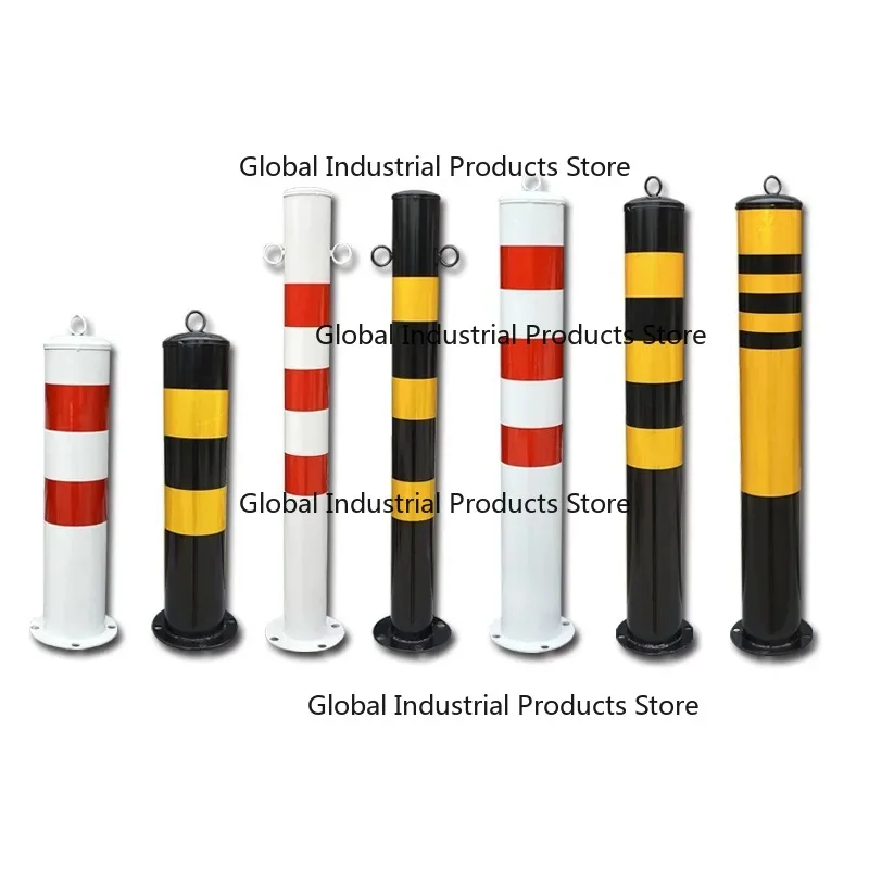 Steel Safety Pipe Carport Column Parking Road Guardrail Traffic Safety Traffic Guardrail for Road Pile