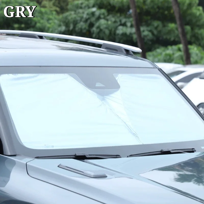 

Car Front Windshield Sunshade Sun Protection Visor Sunshade For Changan Deepal G318 2024-2026 Silver Interior Accessories