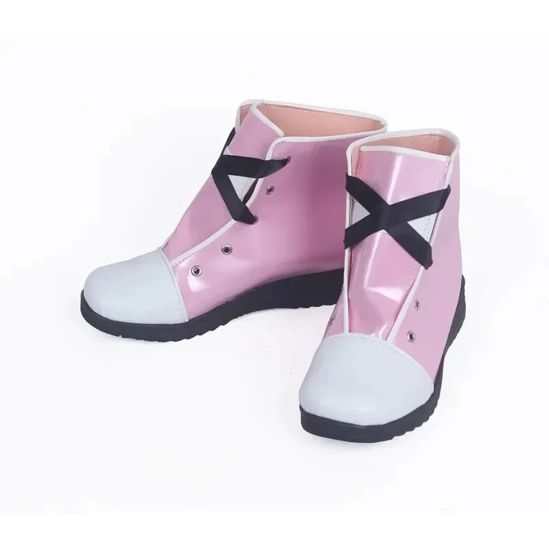 

Anime Kingdom Hearts 2 Kairi Pink Cosplay Boots Shoes Custom Made jk;6