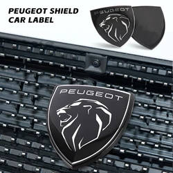 Car Original Front Hood Badge Decal Accessories For Peugeot 308 408 508 RCZ 208 3008 2008 108 206 207 307 407 4008 5008