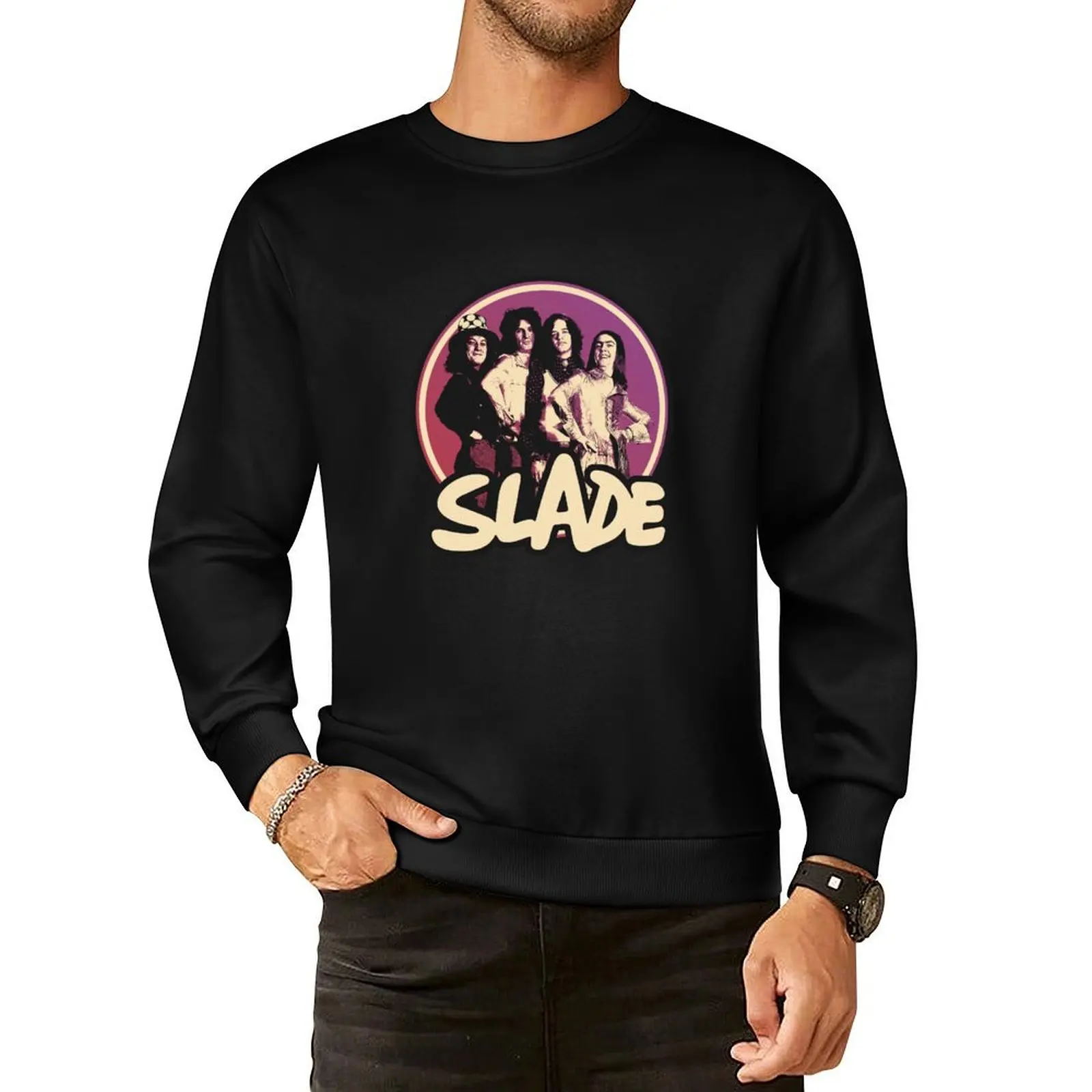 

Slade Band Glam Rock Pullover Hoodie men's clothes korean clothes men's autumn clothes winter man sweatshirt