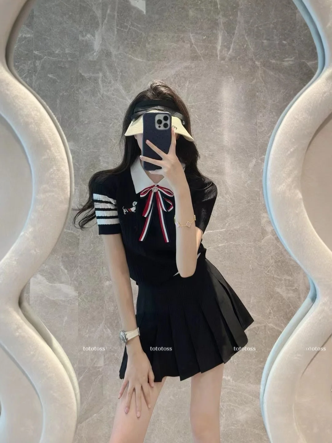 

Женская хлопковая футболка Seoul Limited с коротким рукавом, вязаная, с вышивкой, приталенная, в университетском стиле, весенняя мода