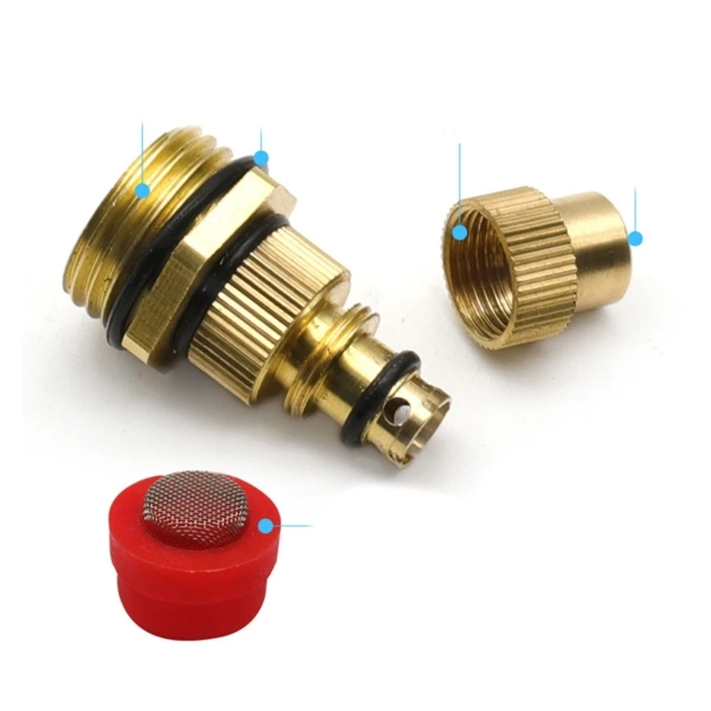 Brass Atomization Low Pressure Atomizing 4 Point Head Nozzle with Filter