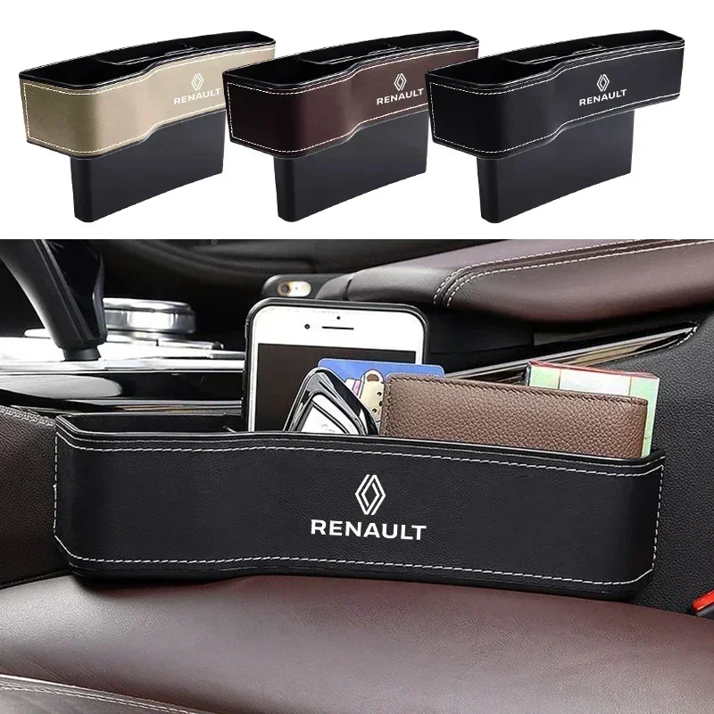 

Многофункциональный органайзер для хранения в зазорах автомобильных сидений для Renault Megane 2 3 4 RS Grand Scenic Clio 4 Captur Duster