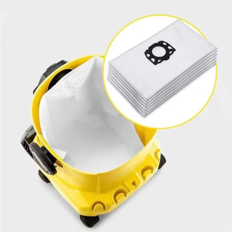 B89B-For KARCHER MV4، MV5، MV6، WD4، WD5، WD6، WD5P، WD6P ملحقات المكنسة الكهربائية فلتر وحقيبة الغبار