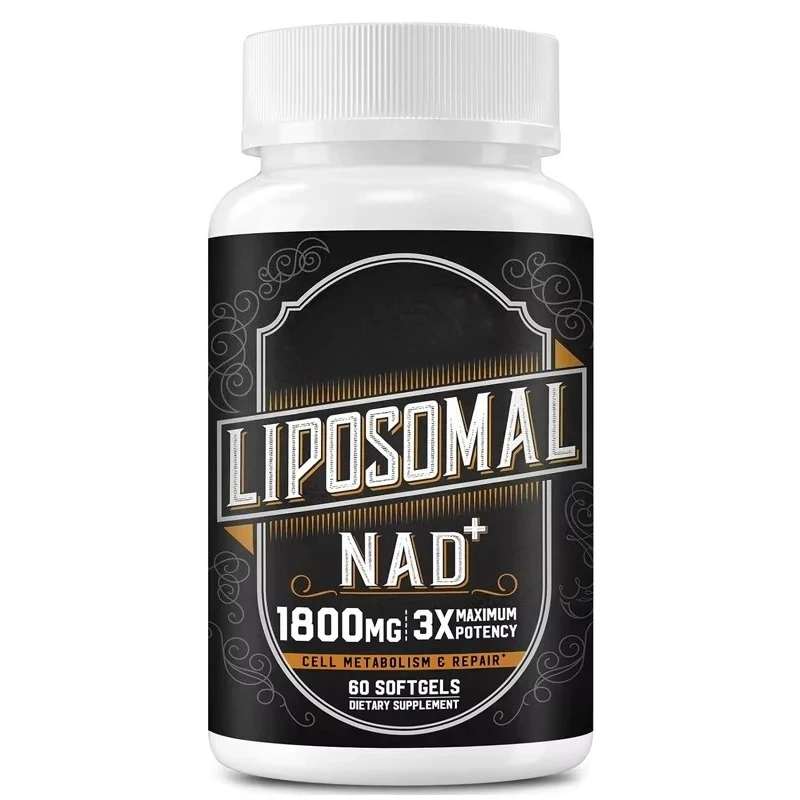

Добавка NAD для липосметика 1800 мг, никотинамидная нудозидная добавка NAD+дополнение, 98% чистая добавка для ремонта клеток NAD, 60 мягких капсул