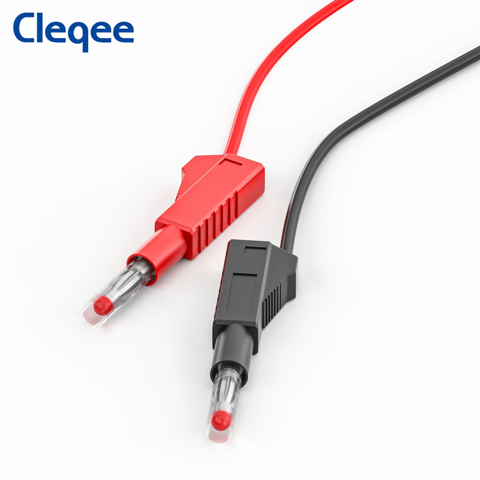 Cleqee-Gels rétractables Plug to Gels, fils de test multimètre, câble souple, ligne électrique, outil de bricolage, 100cm, 5 pièces, 4mm