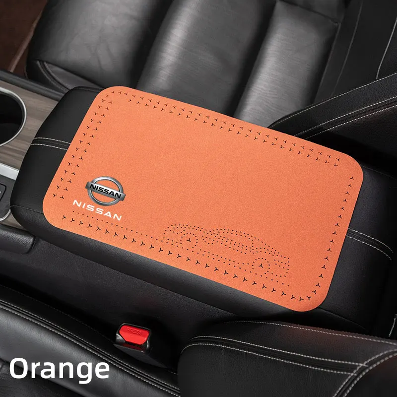 Car Armrest Box Height Pad Leather Armrest Cushion For Nissan sentra Serena maxima Versa Juke Micra rogue tiida x-trail nismo