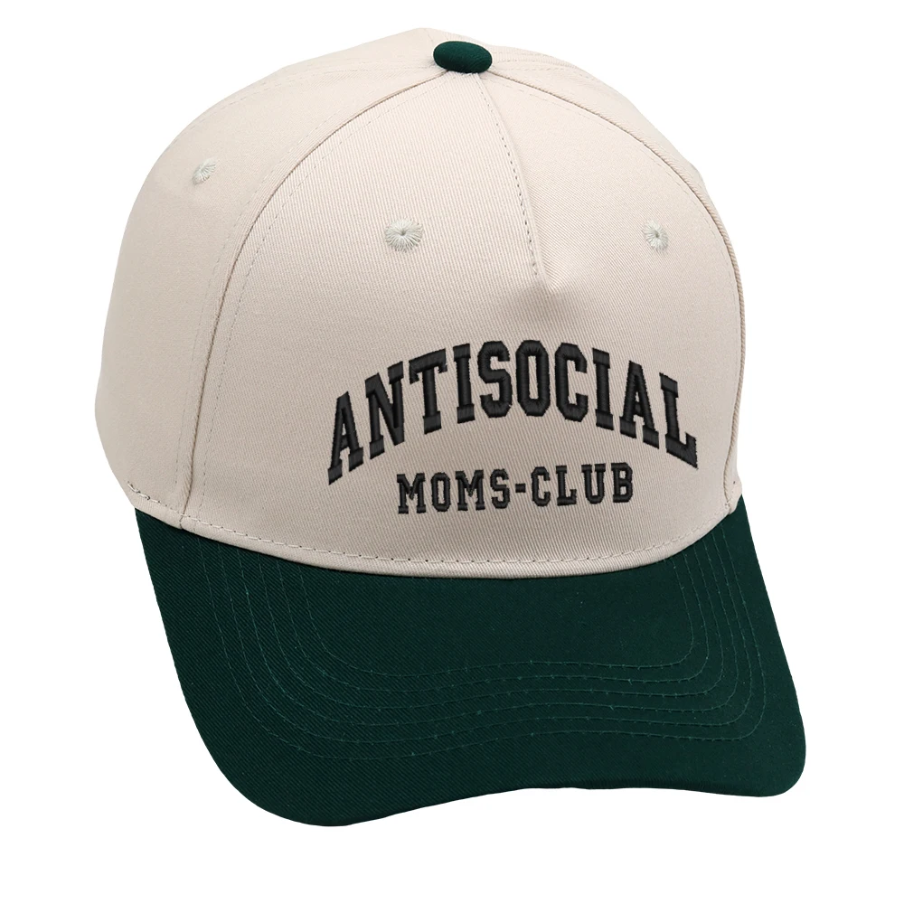 ANTISOCIAL MOMS CLUB Trucker Hat Embroidery High Quality Baseball Cap Summer Beach Woman Cap Adjustable Buckle