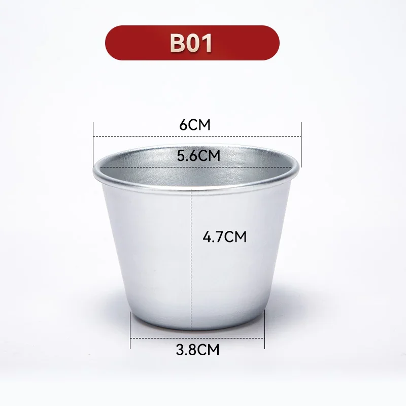 FOR Aluminum Cup for  Cupcake Making Machine  Egg tart Crust Press Tool Cookie Cake Aluminum Cup