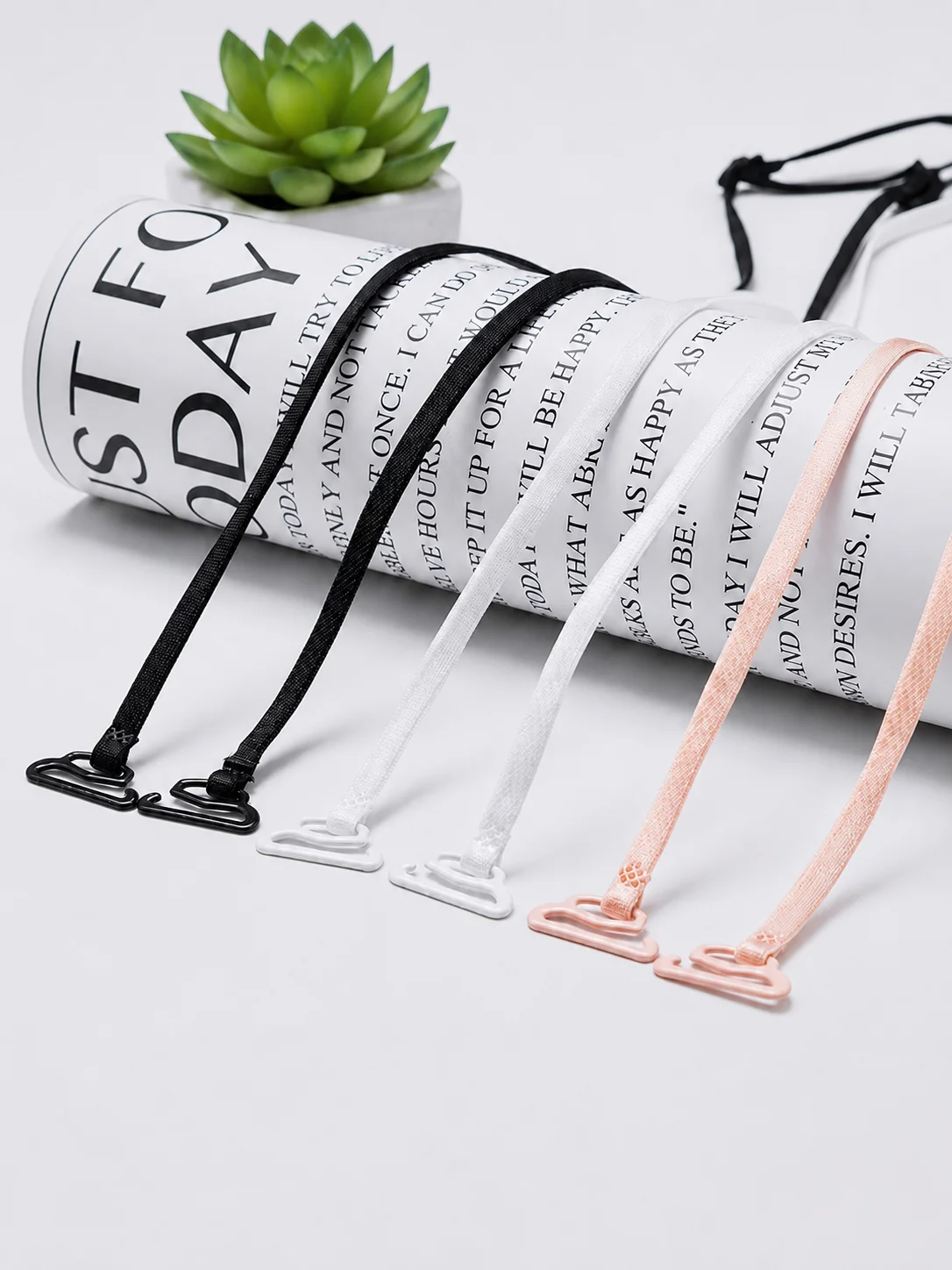 2PCS Adjustable Bra Straps Women Elastic Replacement Shoulder Straps Invisible Detachable Bra Accessories