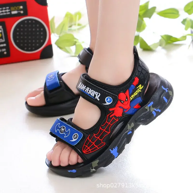 Sandali estivi per neonate per bambini Cartoon Spiderman studente scarpe sportive bambini ragazzi bambino bambini pantofole da casa scarpe da