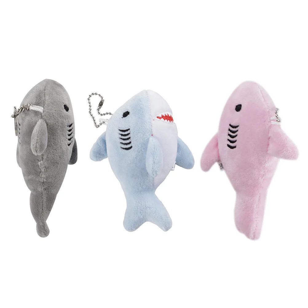 

Creative Cartoon Shark Pendant Key Holder Bag Pendent Fashion Lovely Design for Car Key Decoration Unique Charm