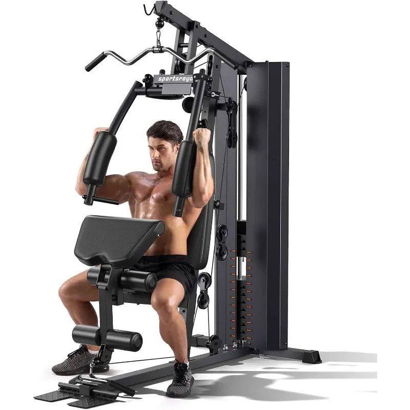 

Customizable Tool Home Gym, Multifunctional Home Equipment, Workout Station with 154LBS Weight Stack Guaranteed Authentic.