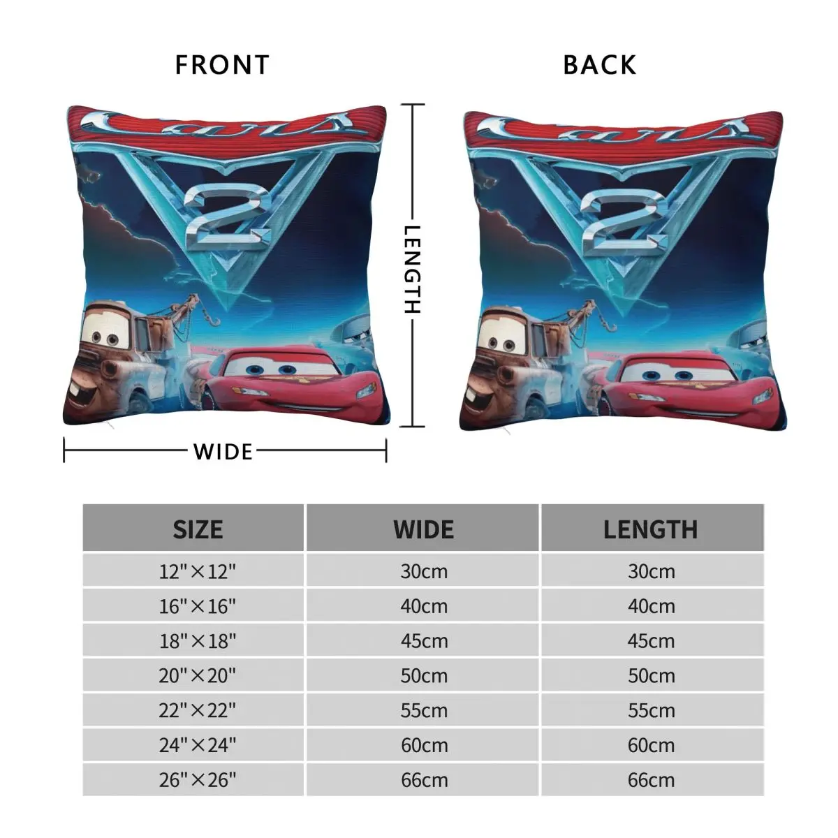 كيس وسادة سيارات ماكوين غطاء وسادة مربع غطاء وسادة أنيق تصميم سادات لتزيين المنزل أريكة #4