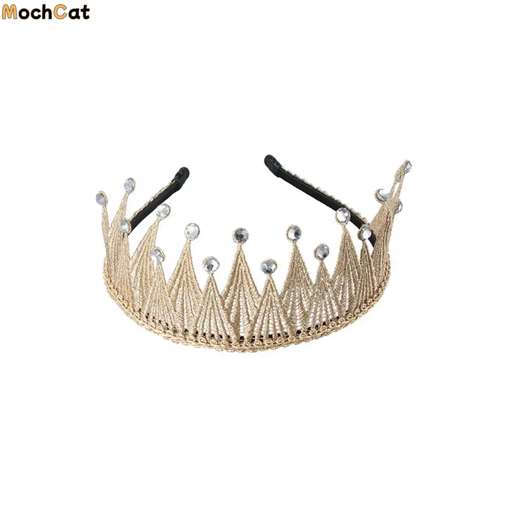 

Пожалуйста, заколка для волос в корейском стиле, заколка для волос со стразами, детские повязки на голову для хрустальных коронок, тиара на день рождения, диадемы принцессы Аиши