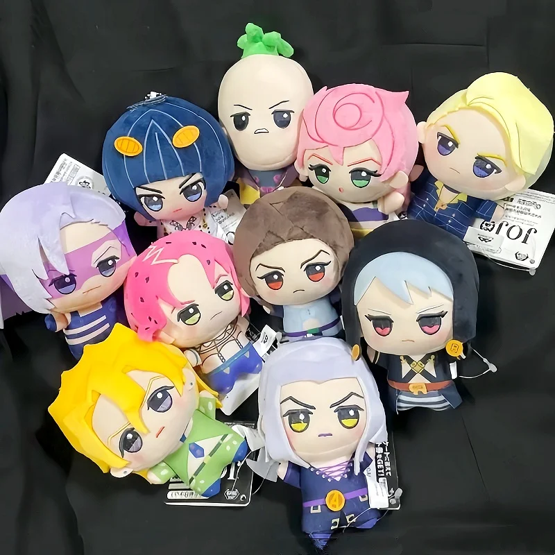Original In Stock Jojo'S  Bizarre Adventure Golden Wind Series Vol.123 Sets Nunu Pendant Plush Doll Fluffy Maumet Toys Gifts