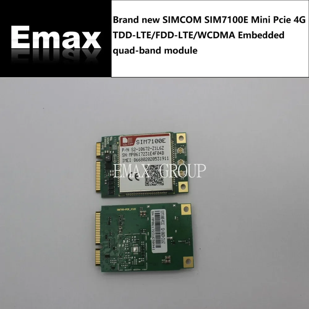 

SIMCOM SIM7100E MINI PCIE недорогой модуль 4G LTE-FDD/LTE-TDD с контактом SIM5320 GPS GNSS Гарантия 100% новый оригинал