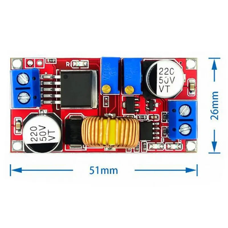 XL4015Voltage reduction power supply module Constant Current and Constant Voltage Large Current5ALithium-ion Battery Charging LE