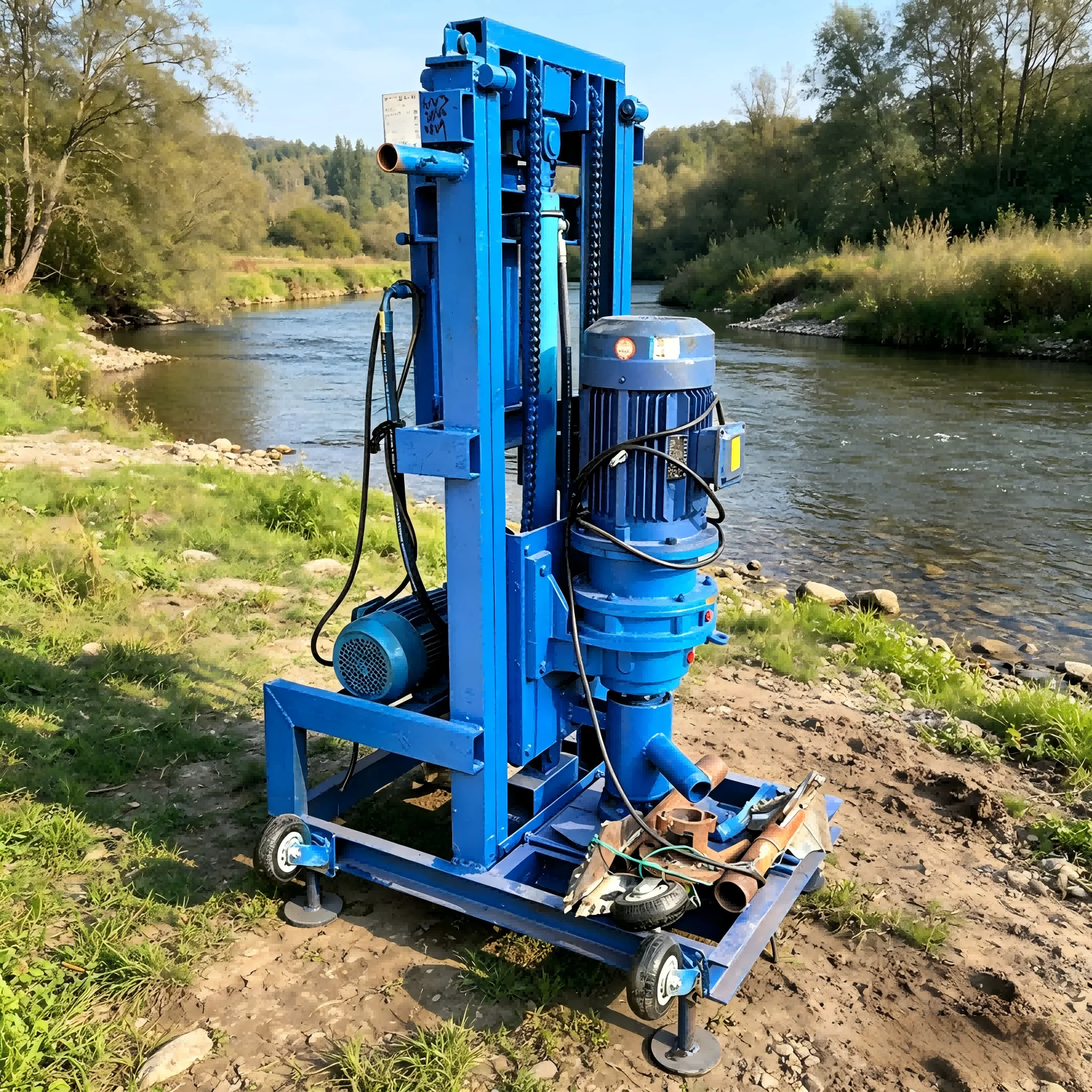 

Customized RLD-100E Household Hydraulic Handheld Driller for 100m Light-Duty Water Well Applications