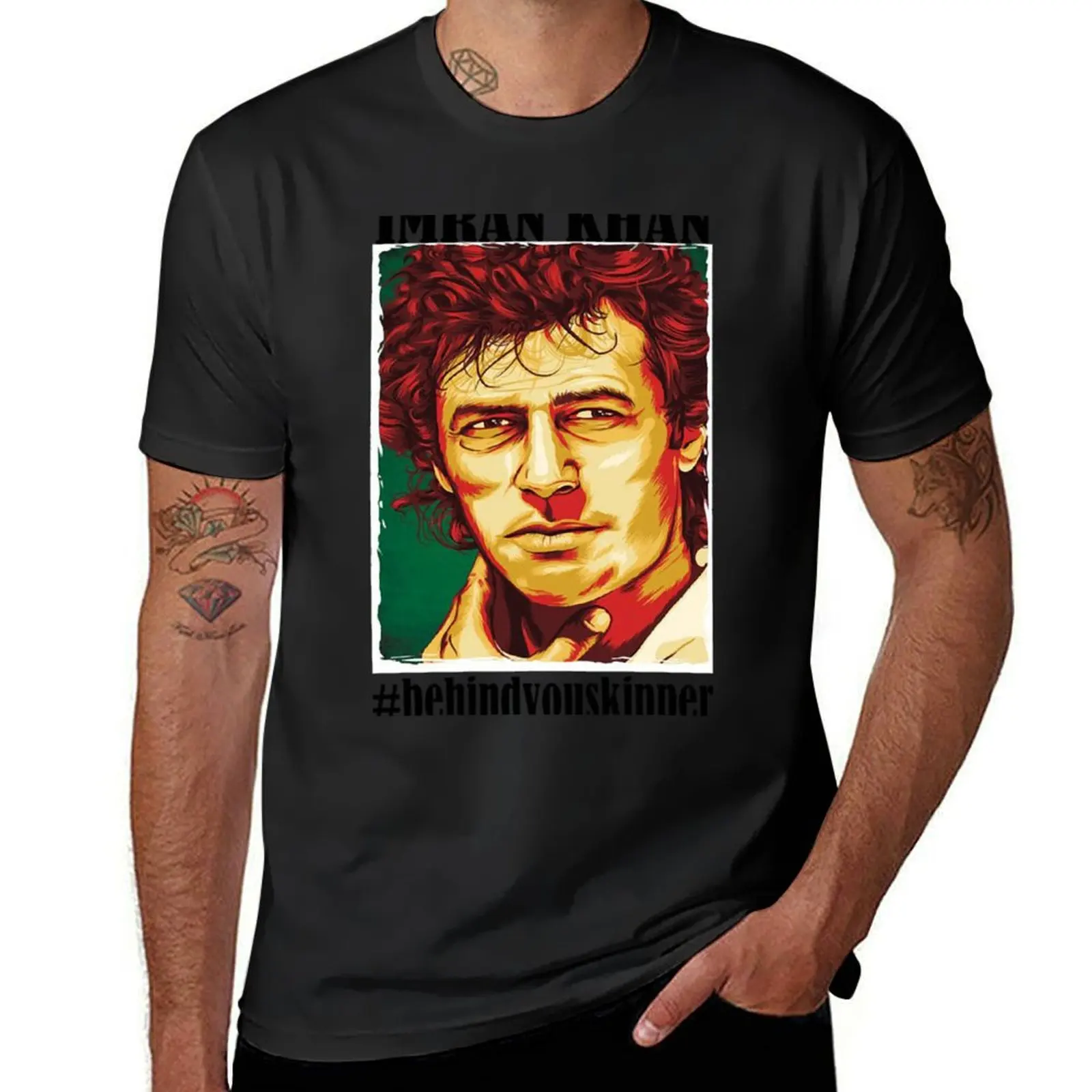 IMRAN kHAN Classic T-Shirt customs design your own oversizeds tops plain white t shirts men