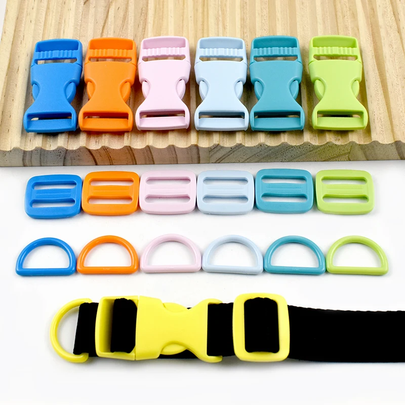 

2/5/10Pcs Plastic Webbing Buckle 15/20/25mm Quick Release Clasp Bag Strap Hook Backpack D Ring Adjuster Tri Glide Slider Hooks