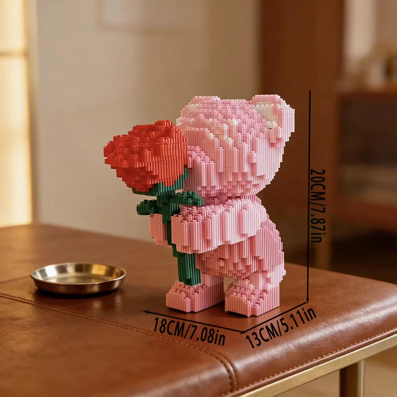 

2000pcsModel building blocks, intricate 3D puzzle decorations for room decor, creative and educational building blocks, holiday