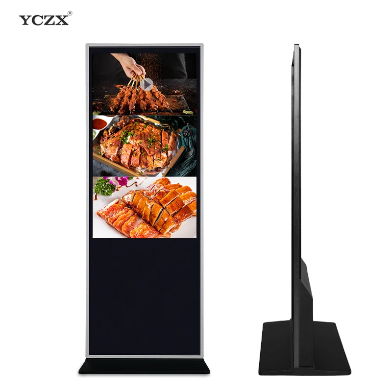Floor Standing Digital Signage Vertical Video Display Kiosk Totem Playing Advertising Equipments for Shopping Mall
