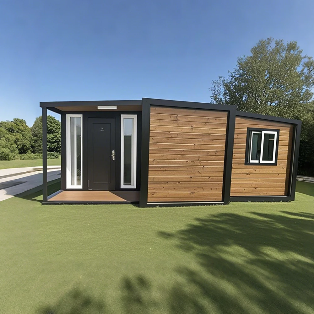 

Tony House Room Prefabricated House of Rooms Cabin 20ft Foldable Store 4 Bedroom Mobile Home on Wheels Store Container
