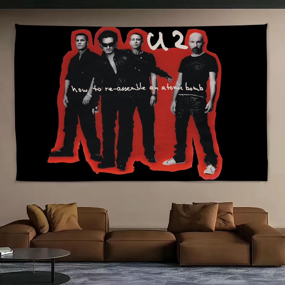 How To Dismantle An Atomic Bomb Band U2 flag For Picnic Party Art Home Decoration Outdoor Camping Banner