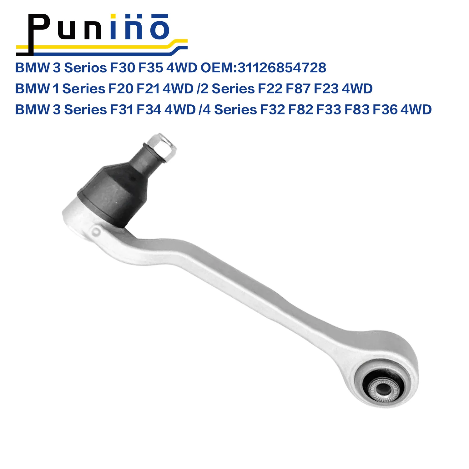 Punino One SideFrontLower Suspension Straight Control Arm For BMW 1 2 3 4 Series F30 F35 F20 F21 F32 4WD 31106793885 31106793886