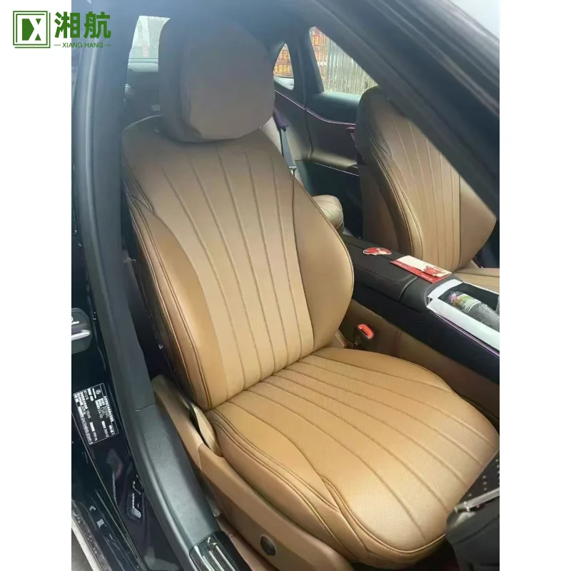 Suitable for Waterproof Durable Well Fitting Front and 5 Seaters Full Set Nappa Leather Universal Car Seat Cover