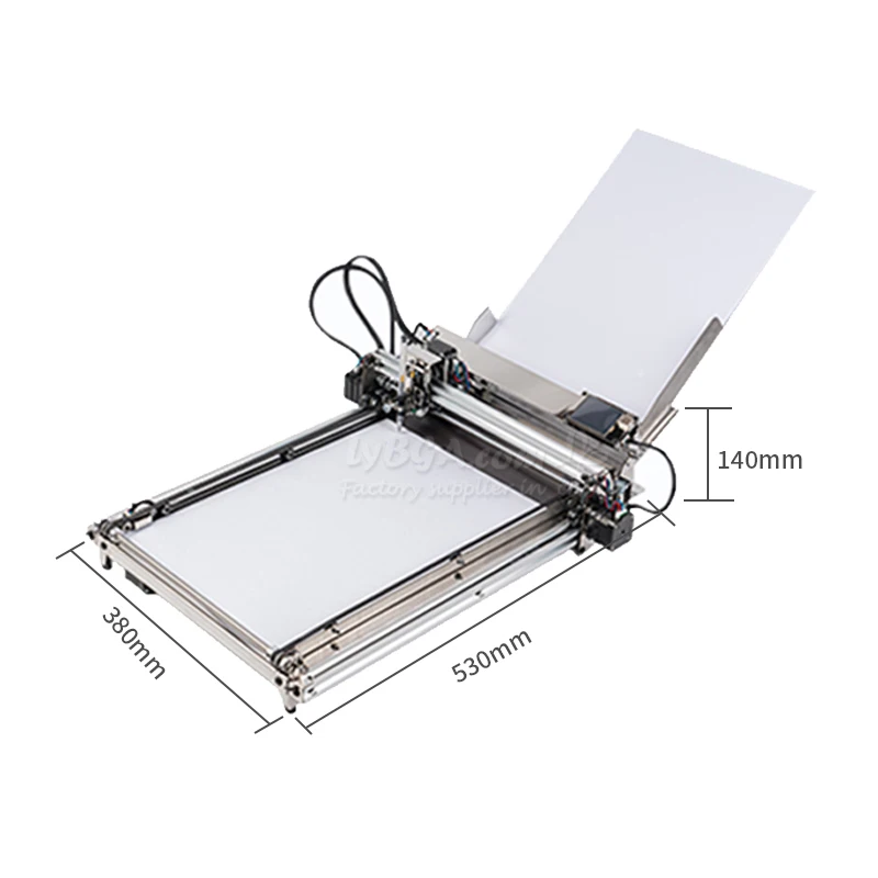 LY A3 Auto Paper Feeding Drawbot Pen Writing Drawing Robot Machine Professional Lettering Corexy Frame Plotter Kit