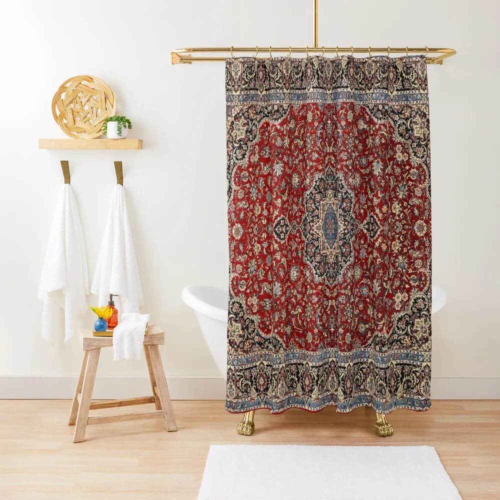 

Vintage Oriental Traditional Moroccan & Turkish Style Artwork Shower Curtain Bathroom Fabric Waterproof Fabric Bathroom Curtain